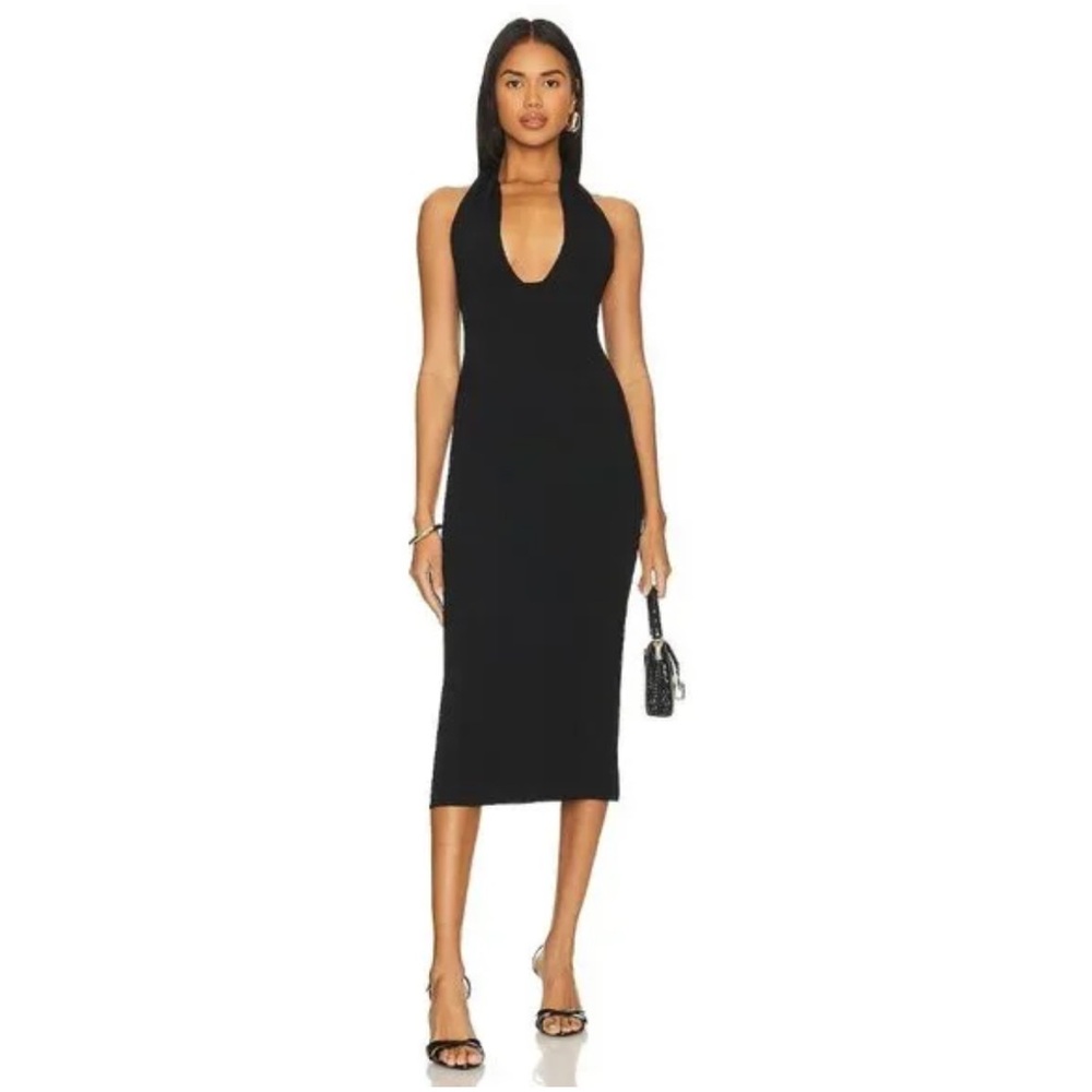 WeWoreWhat Halter Midi Dress